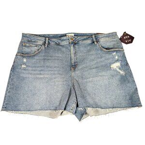 Ava & Viv Womens Plus Booty Jean Short NWT Boho Festival Summer 26W